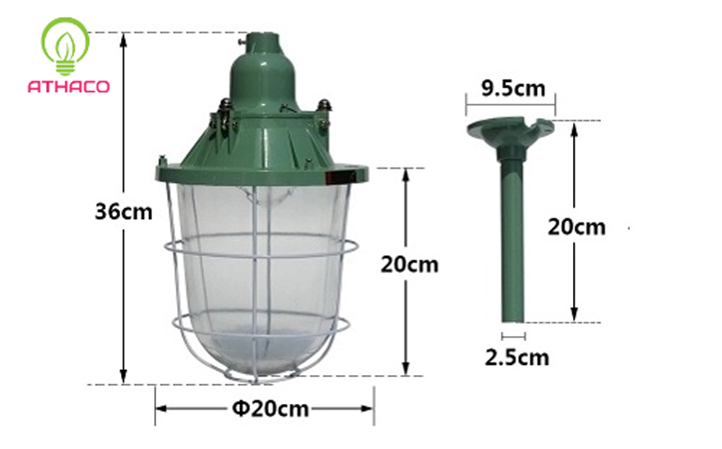 đèn chống cháy nổ athaco