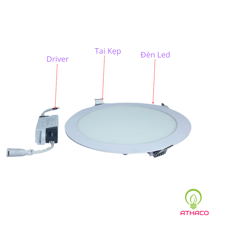 Đèn led âm trần siêu mỏng 18W Đèn led âm trần siêu mỏng 18W