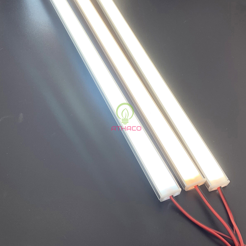 Đèn led thanh nhôm định hình U509 lắp nổi(Loại dày)
