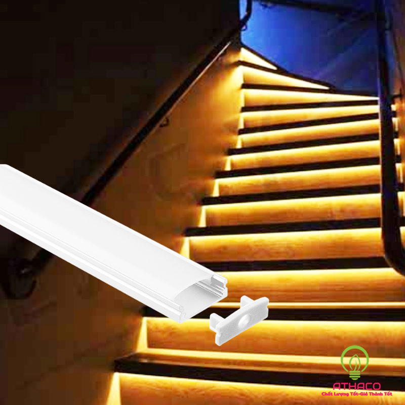 Đèn led thanh nhôm U3010 lắp nổi 