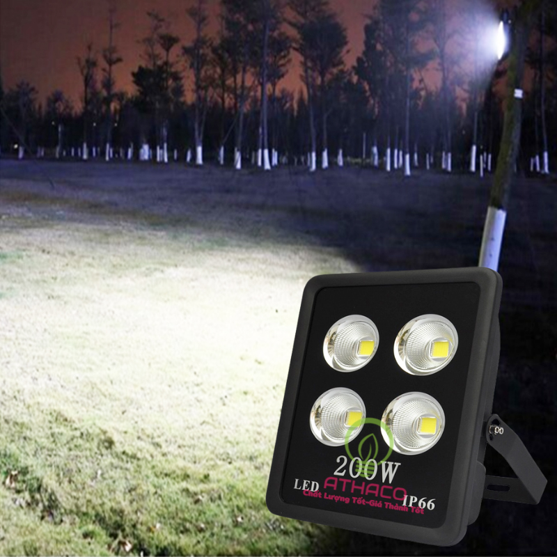 Đèn Pha Led 200W Cob Dạng Cốc
