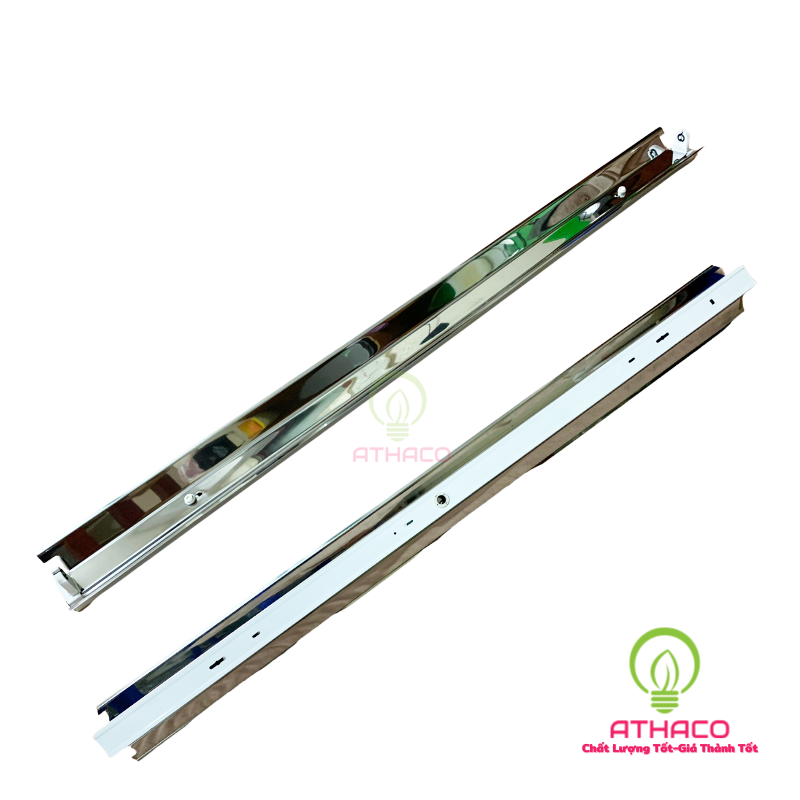 Máng Đèn Led 1M2 Đơn Chóa Inox