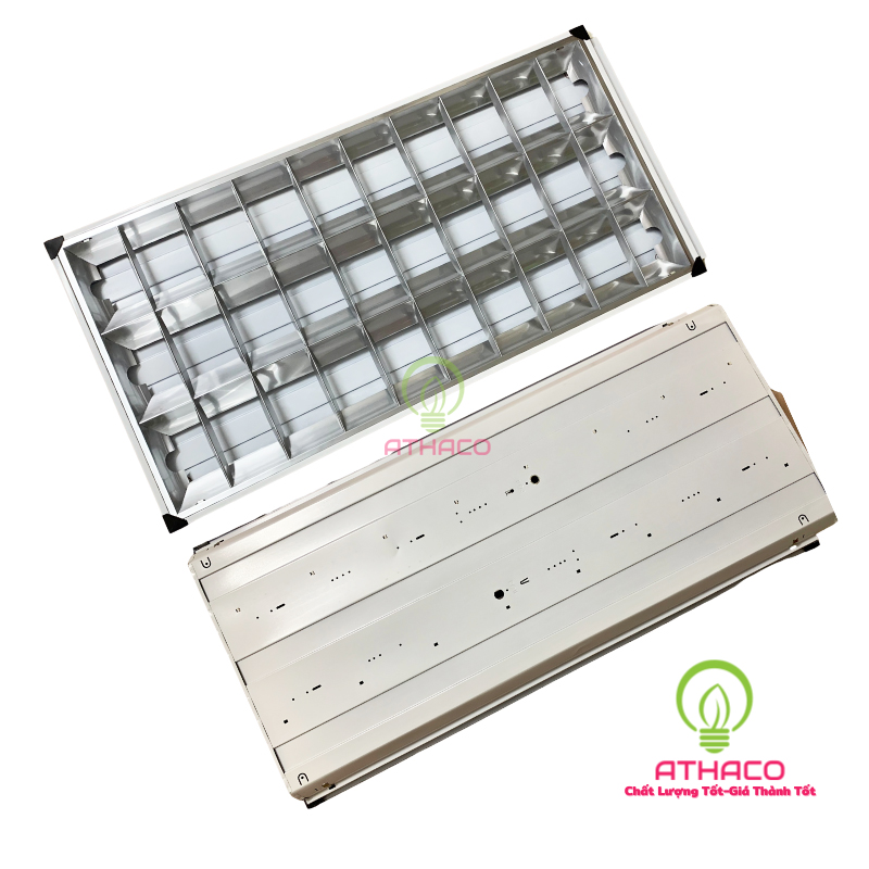 Máng đèn led phản quang 600x1200mm 3 bóng 1m2 