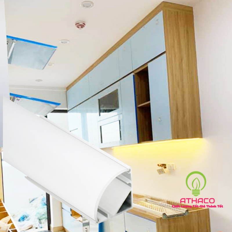 Đèn led thanh nhôm định hình V1616 lắp góc Đèn led thanh nhôm định hình V1616 lắp góc(Loại dày)