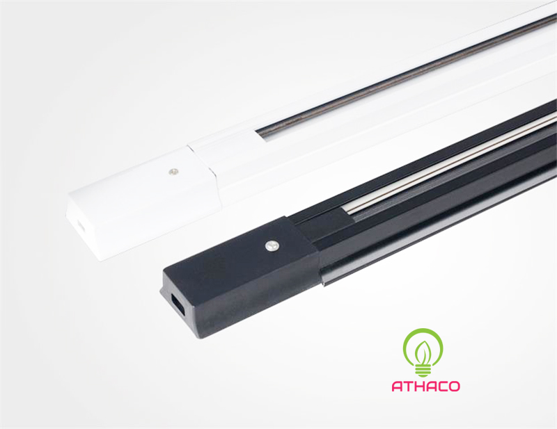 Thanh ray cho đèn rọi 1m và 1,5m trắng đen Thanh ray cho đèn rọi 1m và 1,5m trắng đen