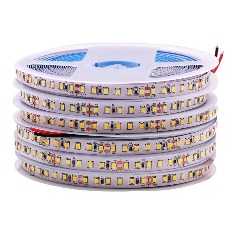 Đèn led dây 12V 2835 120 Led cuộn 5m 10W/Mét cao cấp đèn led dây 12V dán cuộn 5m