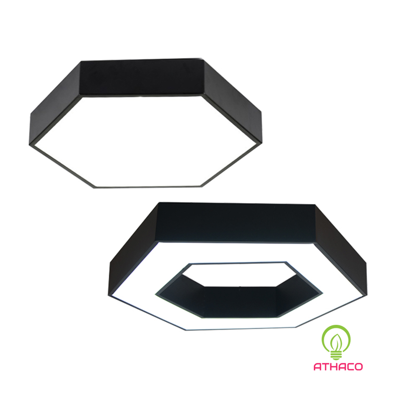 Đèn Thả Văn Phòng Dáng Lục Giác 48W D600