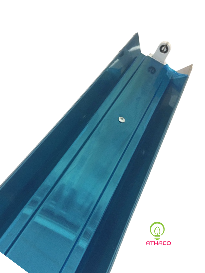 Máng Đèn Led 1M2 Đơn Chóa Inox