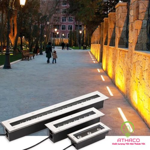 đèn âm đất hình chữ nhật