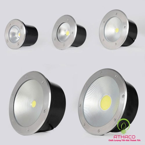 đèn âm nước tròn COB