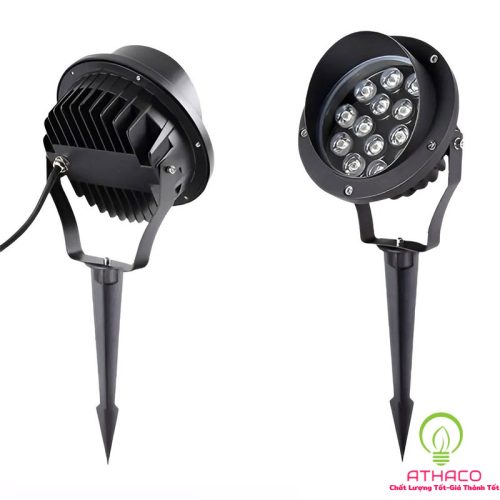 đèn hắt cây tròn mũ