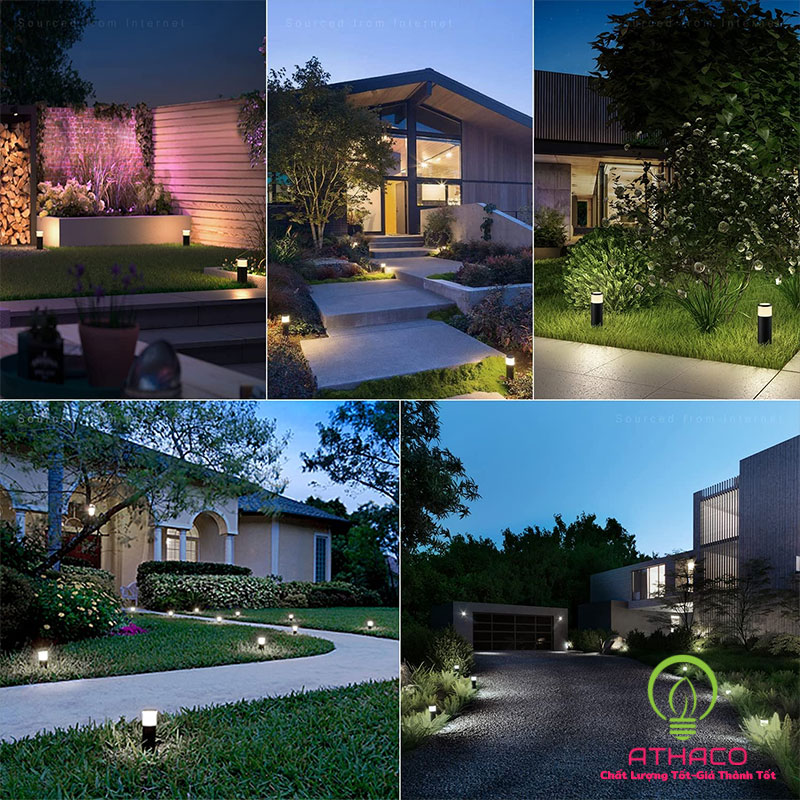 đèn led sân vườn