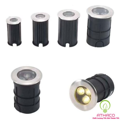 đèn led âm sàn inox bể bơi